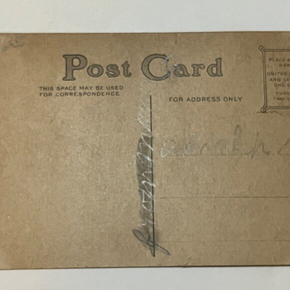 1909 Happy New Year Post Card with 1910 Calendar - Picture 7 of 7